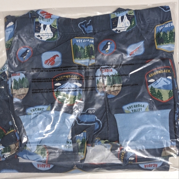 ANGEL DEAR - Bamboo L/S New England National Parks Patches, Various Sizes - Picture 3 of 5